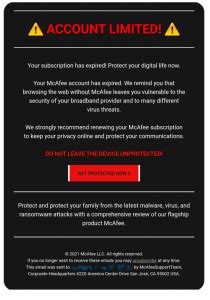mcafee fake email|Phishing alert: fake McAfee and Norton Antivirus emails .